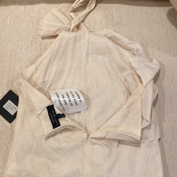 NWT. Robert Rodriguez. Linen halter top - Picture 6 of 9